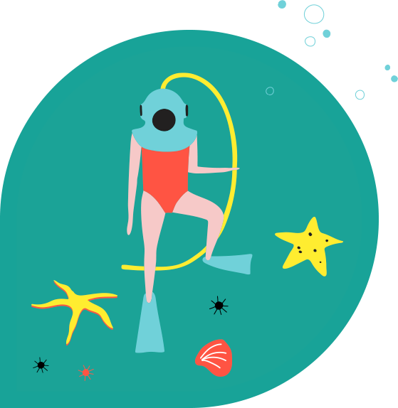 Scuba Diver Exploring Forthright